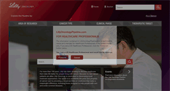 Desktop Screenshot of lillyoncologypipeline.com